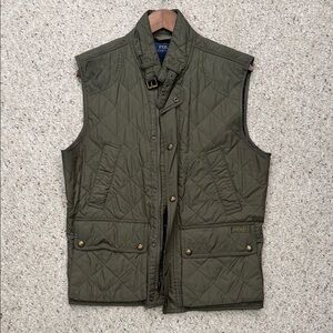 Polo by Ralph Lauren Khaki Quilted Vest